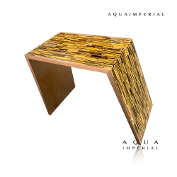 Tiger Eye Corner Table Top
