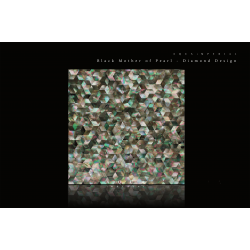 Black Mother of Pearl Diamond Design