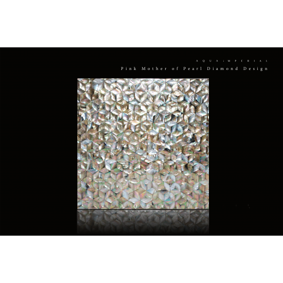 Pink Mother of Pearl Diamond Design Pink Mother of Pearl Diamond Design